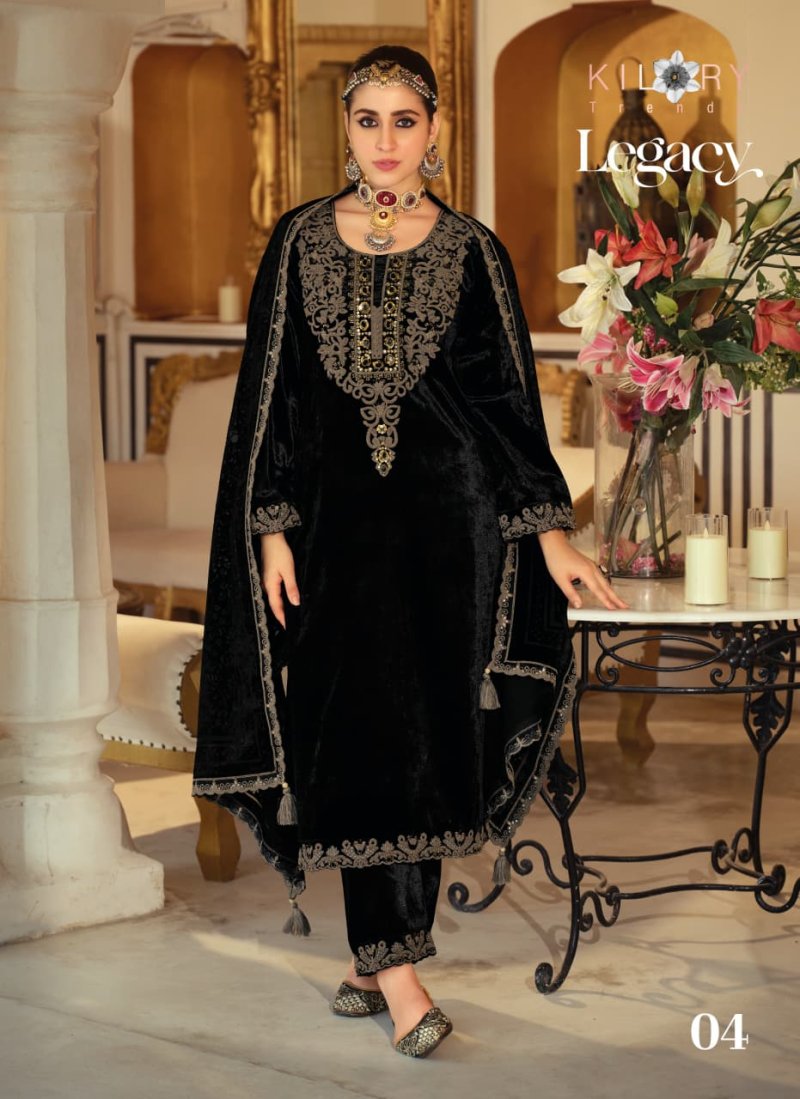 Legacy By Kilory Valvet Embroidery Salwar Kameez